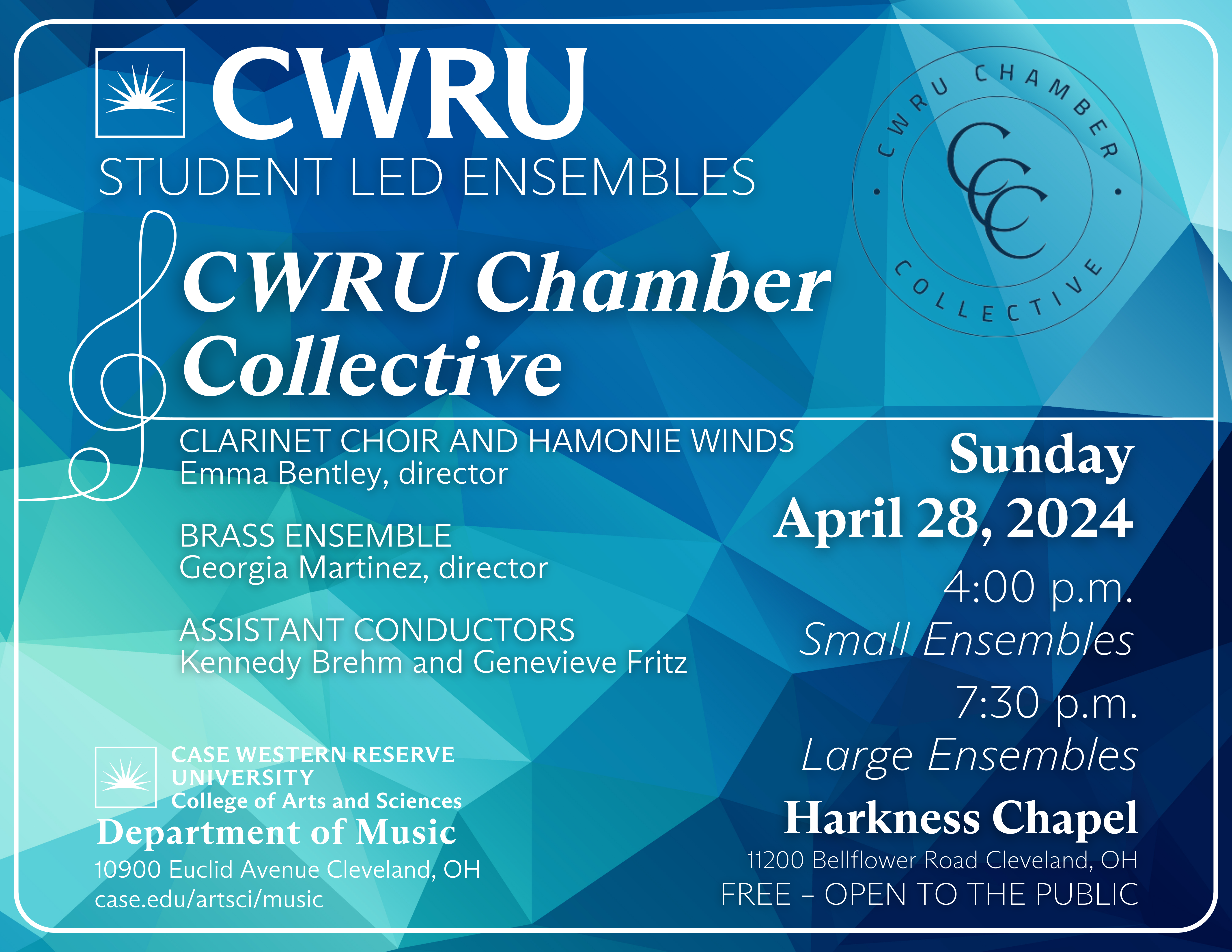CWRU Chamber Collective Poster (April 28)