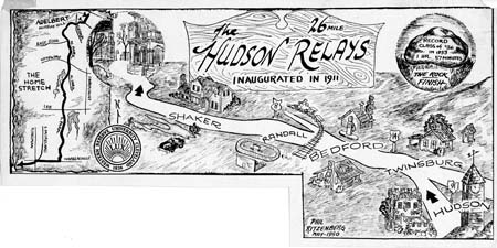 Phil Ritzenberg's 1950 Hudson Relay Map